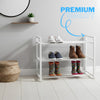 Royal Cuisine 3 Tier Shoe Rack – Metal Shoe Storage Organiser
