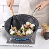 Royal Cuisine Nonstick Granite Effect Wok Pan with Glass Lid