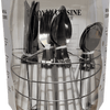 24PCS CUTLERY SET ON STAND- SILVER