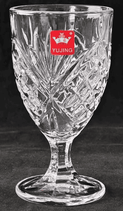 Royal Cuisine 180 ml Set of 6  Crystal Clear Drinking  Glasses