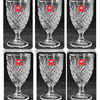 Royal Cuisine 180 ml Set of 6  Crystal Clear Drinking  Glasses