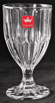 Royal Cuisine 180 ml Set of 6  Crystal Clear Drinking  Glasses