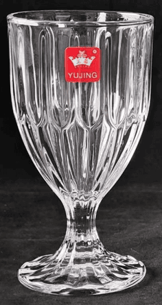 Royal Cuisine 180 ml Set of 6  Crystal Clear Drinking  Glasses