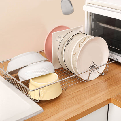 Royal Cuisine Chrome Flat Dish Drainer-Utensils Organiser