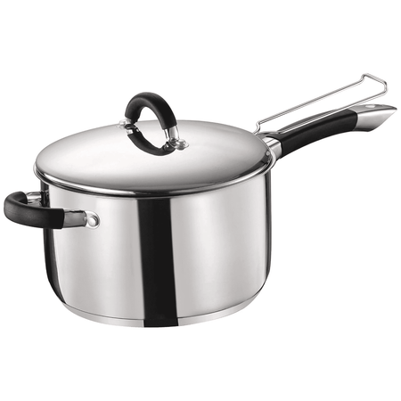 Stainless Steel Deep Frying Chip Pan with Basket and Lid