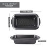 Royal Cuisine Set of 4 Non-Stick Bakewares Including Bake Pan Square Roaster Pan Loaf Pan and 6 Cup Muffin Pan-Kitchen Utensils (Carbon Steel)