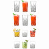 Royal Cuisine Highball Drinking Glasses Set – 300ml & 370ml