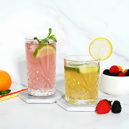 Royal Cuisine Highball Drinking Glasses Set – 300ml & 370ml