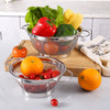 Royal Cuisine Stainless Steel Set of 2 Colanders/Strainer