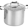 Stainless Steel Induction Stock Pot With Glass Lid Stew Soup Deep Stockpot