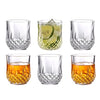 Royal Cuisine Drinking Glasses Set of 6 Medium and 6 high Water Juice Beverage Glasses 320Ml Diamond Design Tumbler