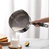 Royal Cuisine Stainless Steel Milk/Tea pan Egg/Water Boiling Pot with 2 Pouring Lips Induction hob Soup Warming Sauce pan
