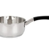 Royal Cuisine Stainless Steel Milk/Tea pan Egg/Water Boiling Pot with 2 Pouring Lips Induction hob Soup Warming Sauce pan