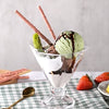 Royal Cuisine Cocktail Glasses Ice Cream Glass Bowl, Cocktail Bowls Floral Dessert Fruit Crystal– Appetizer Fruit Cocktail Pudding Glass Cups Set of 6