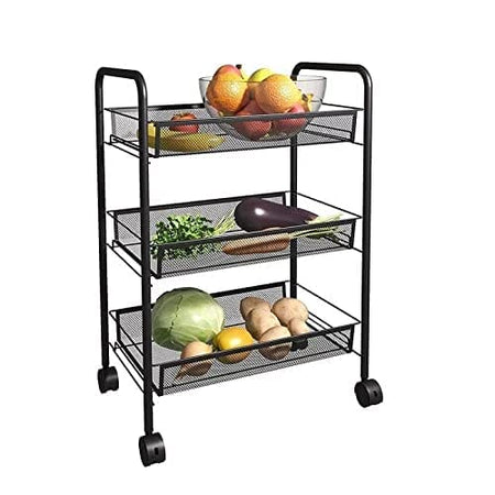Royal Cuisine 3-Tier Multi-use Rack- Black