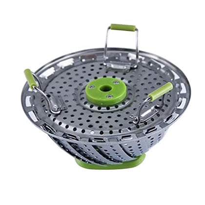 Royal Cuisine Steamer for Cooking Stainless Steel Retractable and Adjustable, Vegetable Steamer Baskets Fits Various Sizes of Instant pots, Saucepan, woks, Pressure Cooker