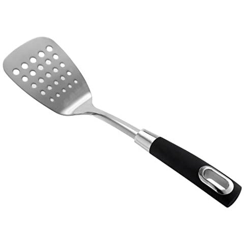 Fish Slice/Slotted Turner with Comfort Grip Handle, Stainless Steel