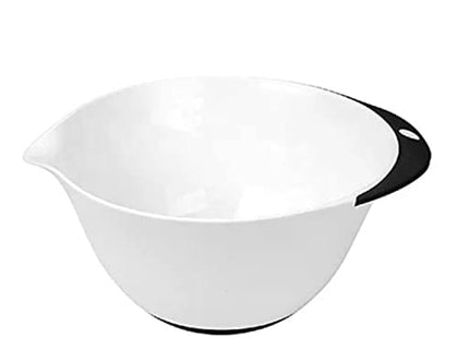 Salad and Fruit Mixing Bowl for Kitchen Food Preparation Nesting Bowl Plastic Compact Stackable Chip and dip Baking Cooking Bowls