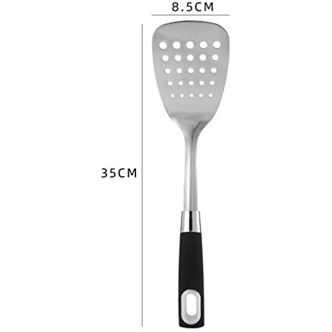 Fish Slice/Slotted Turner with Comfort Grip Handle, Stainless Steel