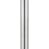 Freestanding Silver Metal Tissue Roll and Paper Towel Holder