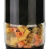 Royal Cuisine Glass Jar Canister Stainless Steel Nested Canister with Glass Window Airtight Lid Coffee Sugar Tea Storage Jars for Flour Pasta Cookies Spices Grains