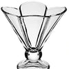 Floral Glass Dessert Bowls - Set of 3