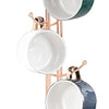 Accents Kitchen Roll Holder and Mug Tree Set - Rose