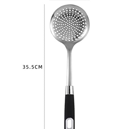 Kitchen Skimmer Stainless Steel with Soft Grip Handle