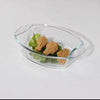Oval glass oven dish with handles (3.8L)
