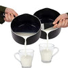 Non-Stick Milk Pan - Bakelite Handle, Double Pouring Lips
