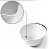 Salad and Fruit Mixing Bowl for Kitchen Food Preparation Nesting Bowl Plastic Compact Stackable Chip and dip Baking Cooking Bowls