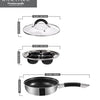 20cm Stainless Steel Egg Poacher Pan and Lid