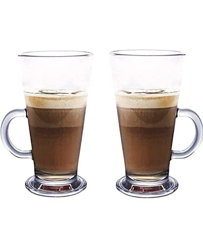 Set of 2 Latte Glasses Cup