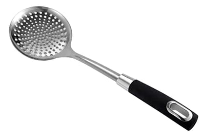 Kitchen Skimmer Stainless Steel with Soft Grip Handle