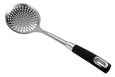 Kitchen Skimmer Stainless Steel with Soft Grip Handle