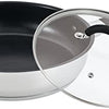 20cm Stainless Steel Egg Poacher Pan and Lid