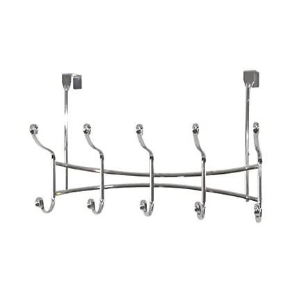 Overdoor Coat Hangers  /Heavy Duty Chrome Metal Hooks