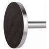 Freestanding Silver Metal Tissue Roll and Paper Towel Holder