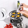 20cm Stainless Steel Egg Poacher Pan and Lid