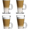 Latte Glasses Coffee Cups Set of 4 ( 270ml)