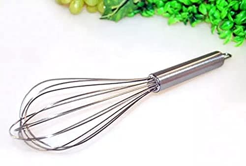 Whisk Mini Hand Mixer, Small Manual Egg Beater for Blending Whisking Beating Stirring Cooking Baking Mixer Blender Stainless Steel Milk Blender