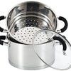 24cm 3-Tier Stainless Steel Steamer