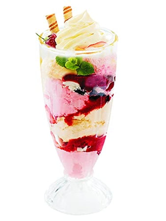 Set of 2 Premium 360ml Milkshake Glasses | Milkshake Glassware