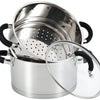 20cm 3-Tier Stainless Steel Steamer