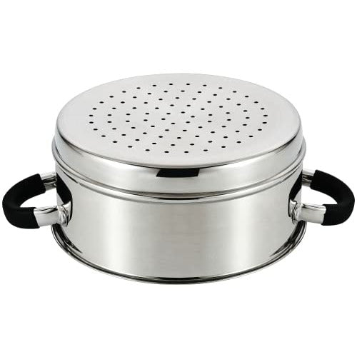 22cm 3-Tier Stainless Steel Steamer