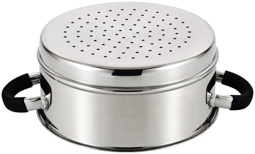 20cm 3-Tier Stainless Steel Steamer