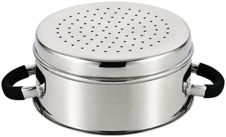 20cm 3-Tier Stainless Steel Steamer