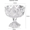 Crystal Glass Dessert Bowls - Set of 6