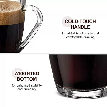 Royal Cuisine Set of 6 Glass Cups 295ml