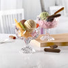 Crystal Glass Dessert Bowls - Set of 6